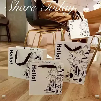 कस्टम लोगो उपहार बैग