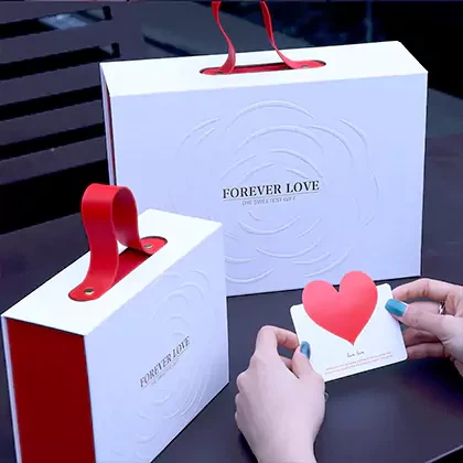 प्रीमियम पेपर कार्डबोर्ड गिफ्ट बॉक्स पैकेजिंग