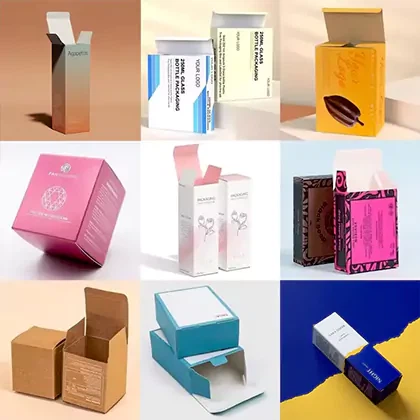 मुद्रित कॉस्मेटिक बक्से